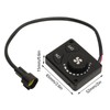 DC12V 24V Parking Heater Controller Knob Switch 3 Pins Port