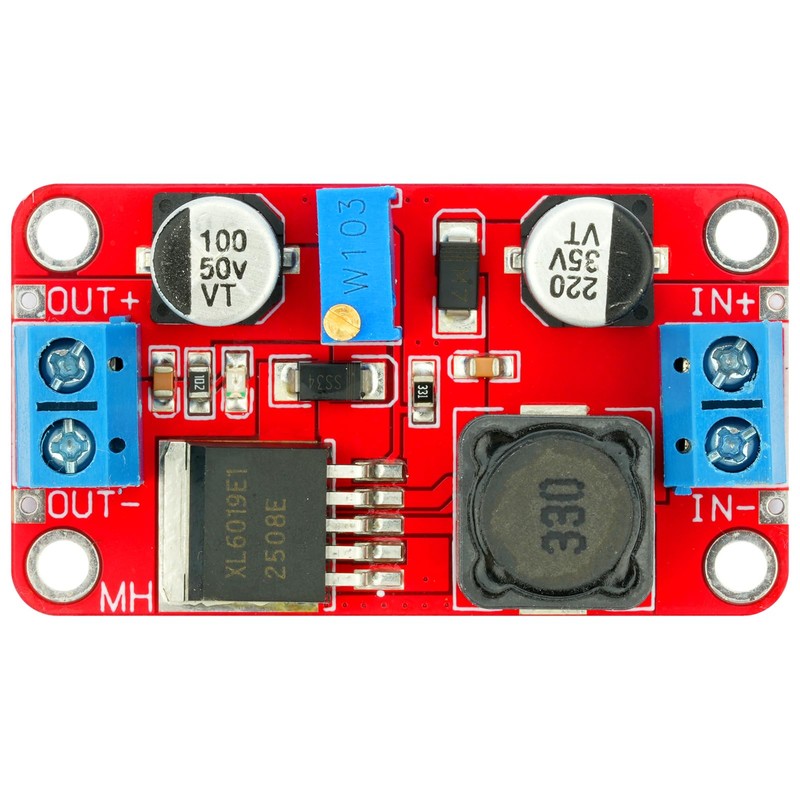 MTDELE 5Pcs Boost Converter XL6019 5A High Power DC-DC Adjustable