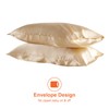 EHEYCIGA Satin Pillowcase Standard Set of 2, Silk Pillowcases for