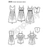 Simplicity Pattern 2886 Dress with Bodice Variations and Bolero Size