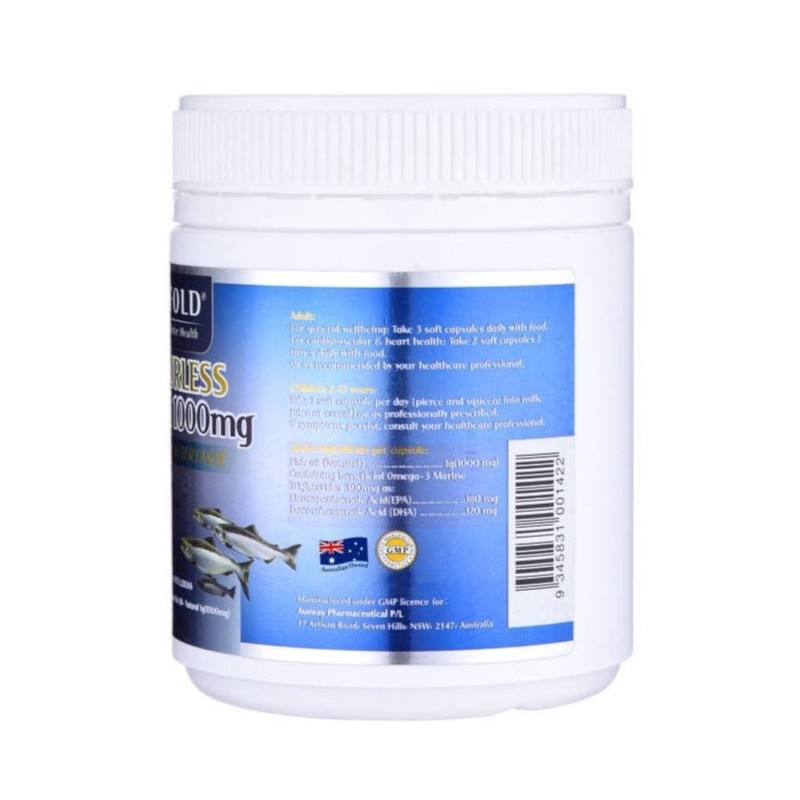 Rifold Odourless Fish Oil 1000mg 200 Capsules