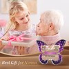 Gleevara Nanna Gifts for Mothers Day, Butterfly Shape Acrylic Plaque,