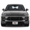 Fastasticdeals Metal Insert License Plate Frame Life is Good Flowers