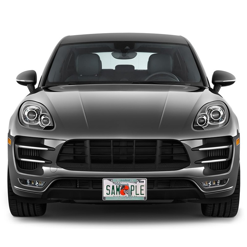 Fastasticdeals Metal Insert License Plate Frame Life is Good Flowers