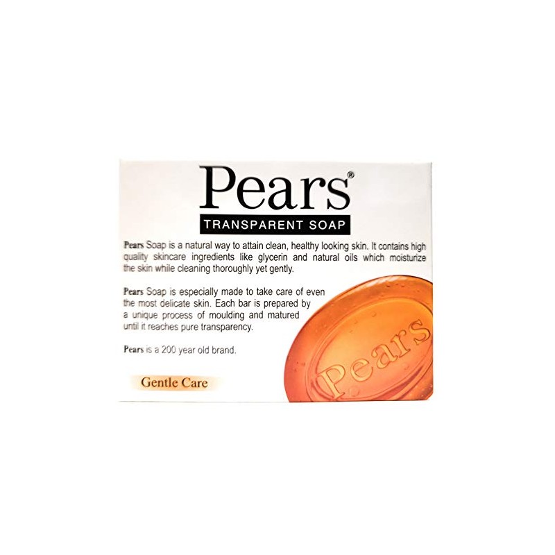 Pears Transparent Glycerin Bar Soap 3.5 Oz Each (3 Pack)