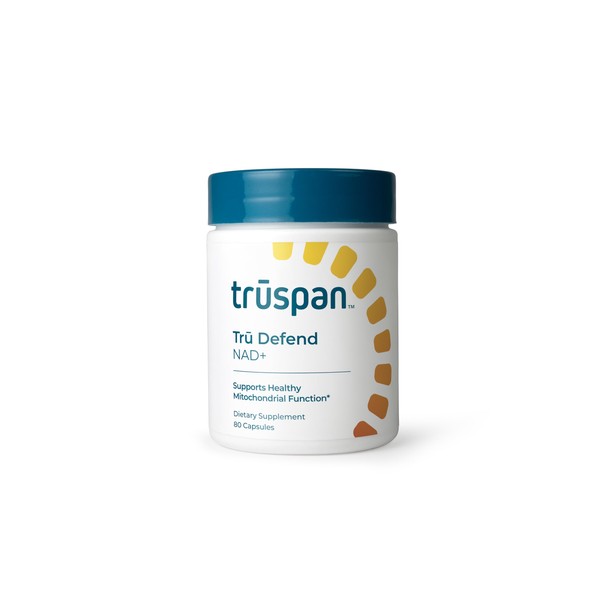 TruSpan Tru Defend NAD+ Capsules, Cellular Energy and Metabolic Support,