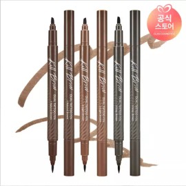 Clio 클리오 킬브로우 듀얼 타투펜 세트 943647 [003 그레이브라운] Clio Kill Brow Dual Tattoo Pen Set 943647 [003 Grave Brown]