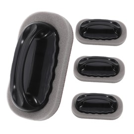 PACKOVE 4Pcs Kitchen Scrub Pads Durable Cleaning Sponges for Dishes Pots Stovetops Strong Cleaning Power Versatile Use Easy to Rinse Reuse