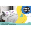 Sunny Side Up Flutter 2 Pack Reversible Pillowcases - Double