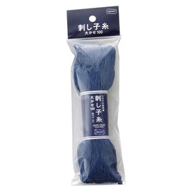 Olympus Sashiko - Madeja de hilo grande, 111 m, color azul