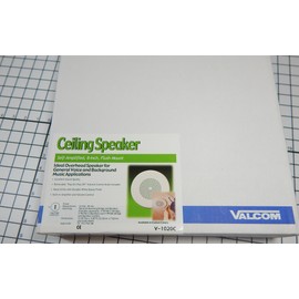 Valcom 1 Watt 1 Way 8" Ceiling Speaker (V-1020C)