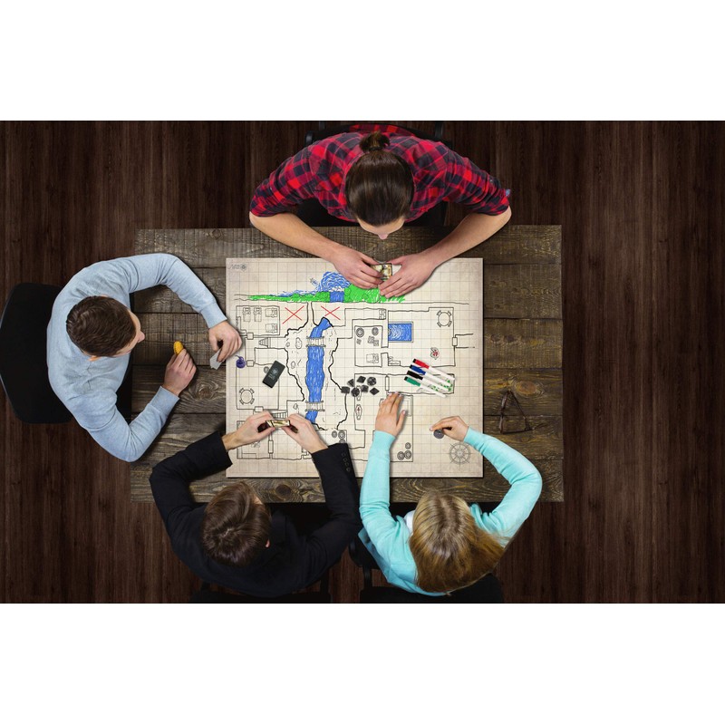 Melee Mats DND Map Starter Set - 23” x 27"