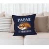MoonWorks® Cushion Cover Sloth Papa's Snoring Corner Funny Gift for