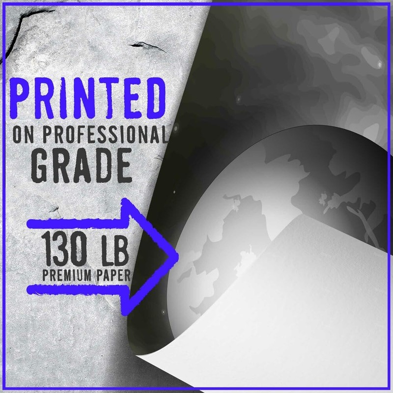 5-Piece Moon Phases Wall Art Set | 11x17 Astronomy Decor