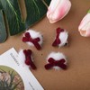 Fluffy Christmas Hair Bow Clips Cute Christmas Bow Hair Accessories