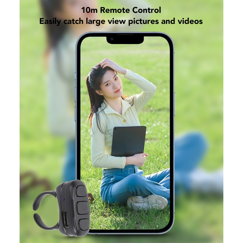 Bluetooth Video Page Turner Finger Remote Controller for Video Browsing