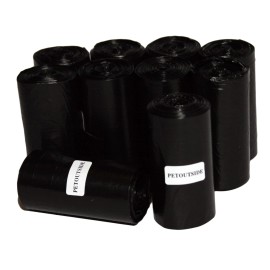 Petoutside 1035 DOG WASTE POOP BAGS 45 REFILL NO-CORE BIODEGRADABLE ROLLS by PetOutSide USA - Mixed