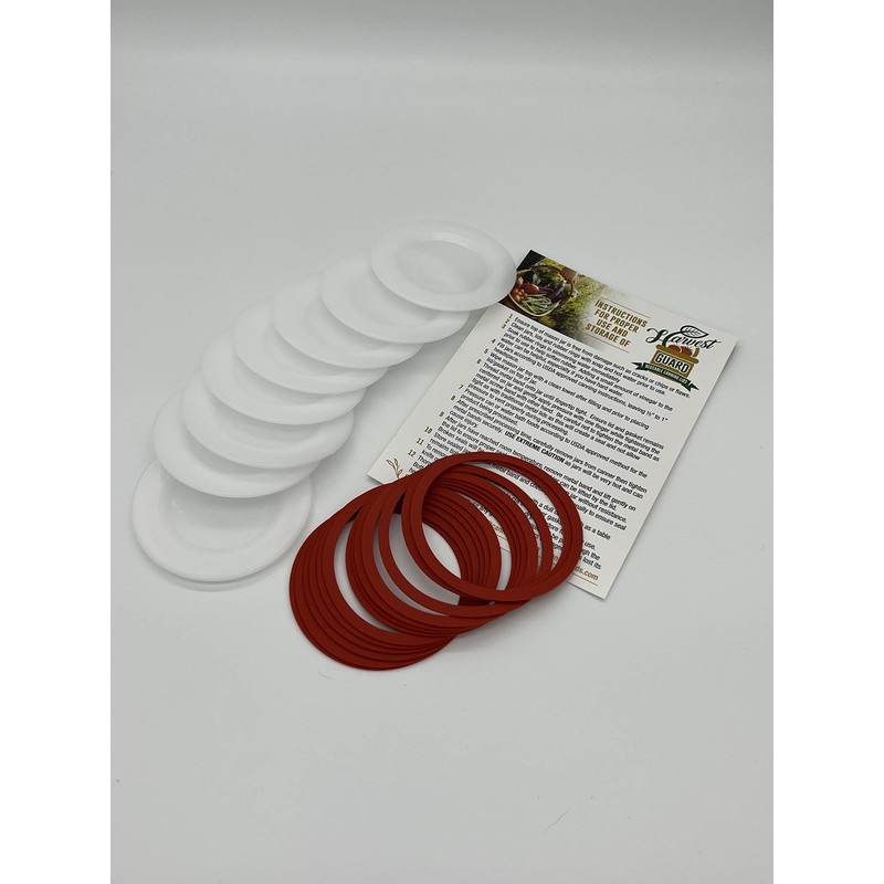 Harvest Guard Reusable Canning Lids - 100 Wide Lids and