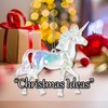 VFM e-Store - Christmas Tree Decoration Iridescent Acrylic Unicorn X