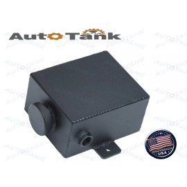 Unbranded Aluminum Radiator Overflow Coolant Reservoir Recovery Tank 1200ML Universal
