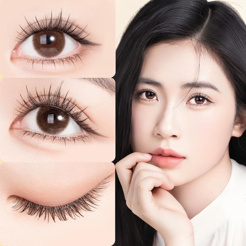 LASHIDOL Partial Eyelashes, No Glue Required, Instant Pita Eyelashes, For