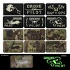 Reflective Drone Pilot Patch, Short Wings Drone Pilot Hook Loop