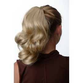 WIG ME UP SA04-202 Hairpiece Ponytail Wavy Voluminous Light Blonde 30 cm