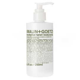 MALIN+GOETZ Eucalyptus Hand & Body Scrub, Exfoliating Skin Care, Moisturizing Hand & Body Care Routine