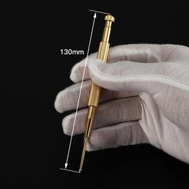 Mikankawa Ear Press Point Push Stick Trap Point Finding Pen Brass Position Checking Position/Carry Around Full Body Massage Products