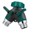 Hose distributor, two-way heavy-duty, garden hose distributor, faucet distributor, outdoor