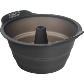 Original Kaiser Inspiration Silikon-Gugelhupfform CrispFlex 24 cm, Gugelhupf Backform rund, hervorragende Antihaft-Eigenschaft, gleichmäßige Bräunung