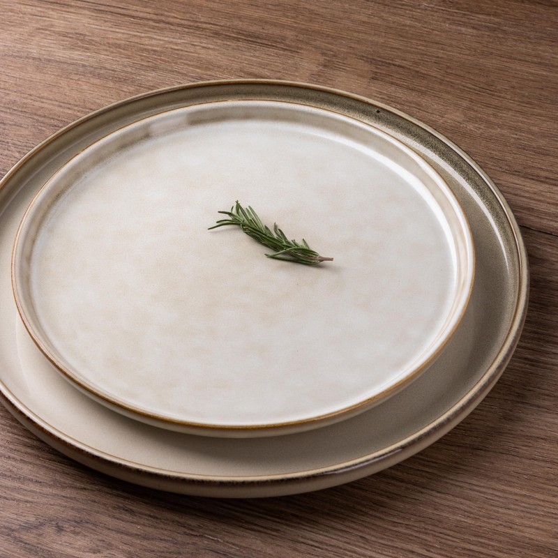 GBHOME Ceramic Dinnerware Sets for 4, 12 Pieces Stoneware Plates