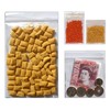 100 Tiny UKPLAST Grip Seal Bags, 2.25"x2.25" / 5.7x5.7cm Resealable