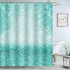 Moslion Boho Mandala Feathers Shower Curtain 72 x 72 Inch