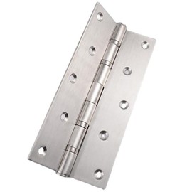 Heavy Duty Door Hinges Stainless Steel Ball Bearing Hinges 8 Inch Door Hinge for Interior & Exterior Doors Square Corners,Heavy Duty Wood Door with Mounting Hardware 2 Pack (White, 8 Inch)
