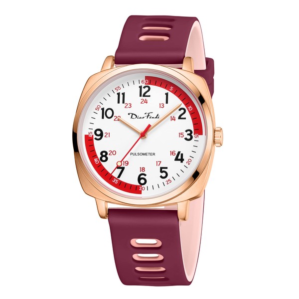 Diaofendi Nurse Watch for Medical Students,Doctors,Women Men with Second Hand