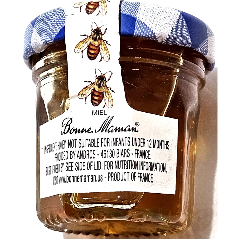 Bonne Maman Honey Mini Jar 1 oz Kosher French travel