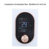 Smart Color Thermostat APP Programmable Touchscreen Knob Control Smart Temperature
