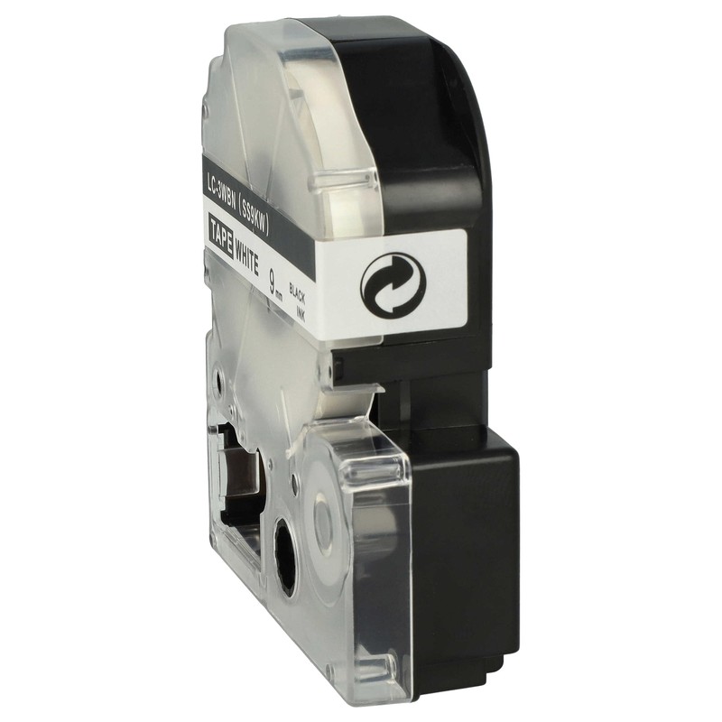 vhbw 2x Label Tape Cassette Compatible with Epson LabelWorks LW-1000P,