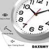 Roymnie Wall Clock Silent Non-Ticking Modern Clock Battery Operated 10