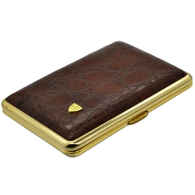 v.H 1912 VOM HOFE MANUFAKTUR Business Card Holder 444GKK09 Faux