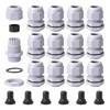 Cable Gland Set, 12 Pieces Cable Gland M20 Cable Duct