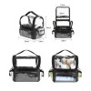 Bolsa Transparente Impermeable Para Cosmticos Color Negro Barbertop