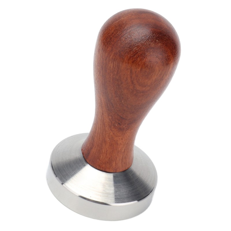 53mm Coffee Tamper with Wooden Handle Stainless Steel Coffee Powder