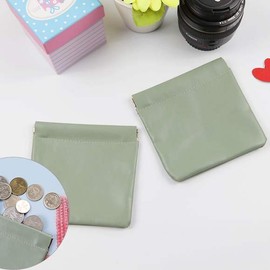 One-touch Coin Lip Balm AirPods Cosmetic Storage Pouch Green 1P Pouch Cosmetic Pouch / 원터치 동전 립밤 에어팟 화장품 보관 파우치 그린1P 파우치 화장품파우치