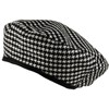 KORIXINE Women's Newsboy Caps: Houndstooth Beret Hats for Women Fashionable