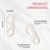 Ieron 8 Pieces Flag Pole Clip, Wind Flagpole Carabiner Hook,