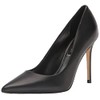 Nine West Women's Fresh Pump, Black Leather, 7.5