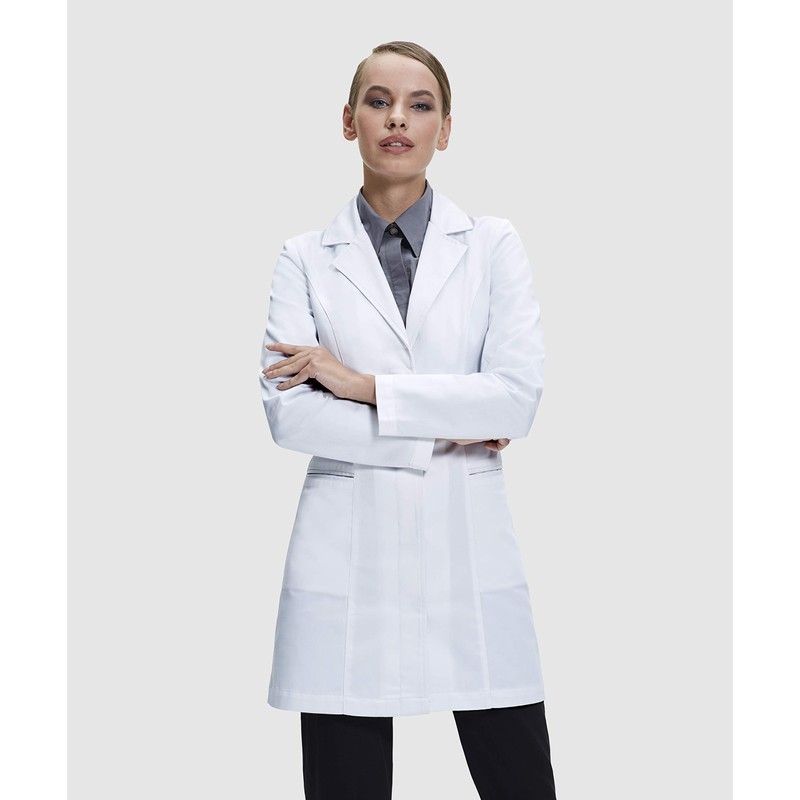 Dr. James Lab Coat for Women, Tailored Fit, Feminine Design,