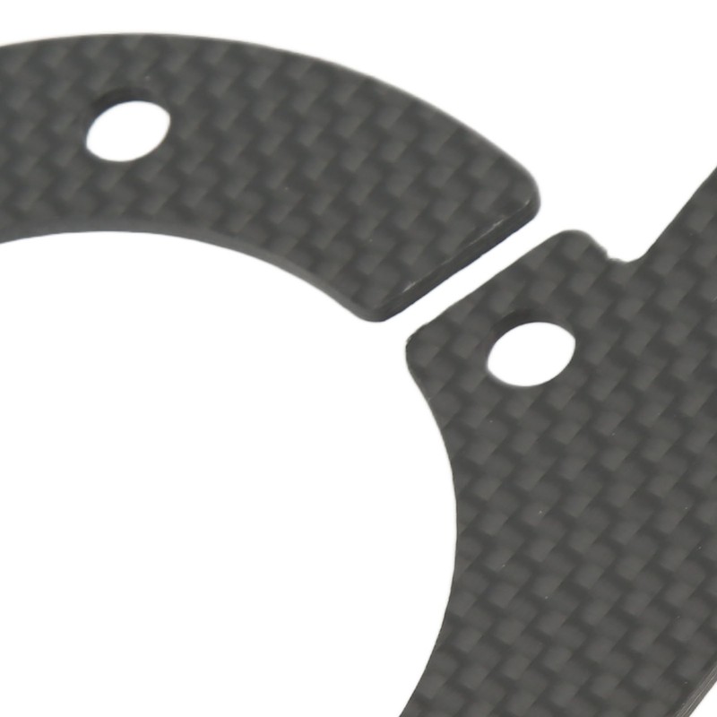 Steering Wheel Horn Button 6 Hole Carbon Fiber Comfortable Touch